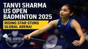 Tanvi Sharma US Open Badminton 2025 banner